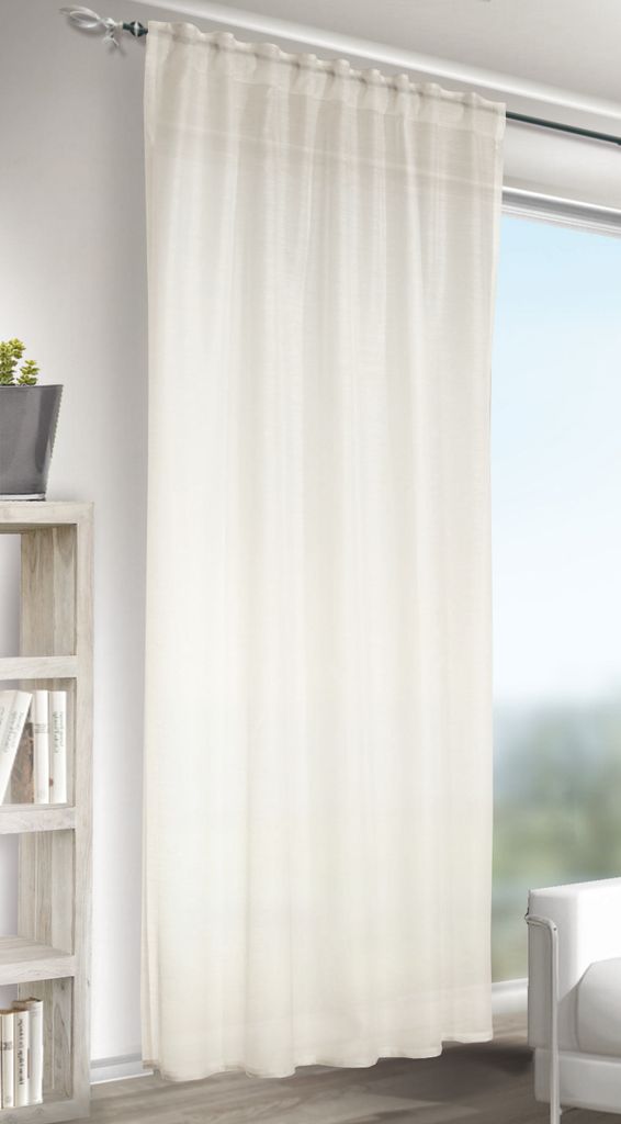 Fertigschal verdeckte Schlaufen „Maxi“ - Vorhang von Albani: Größe (HxB): 280x135cm Farbe: Beige