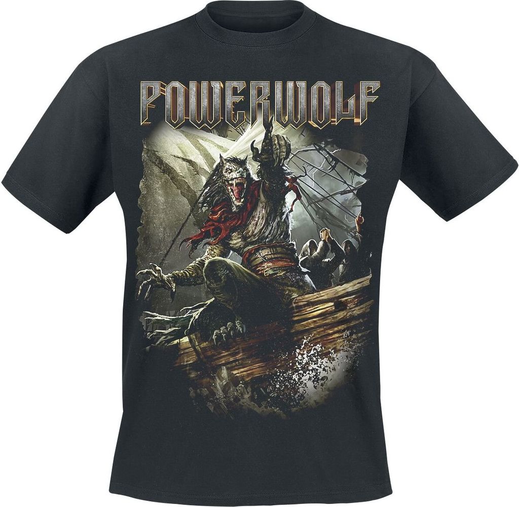 Powerwolf T-Shirt Herren Sainted By The Storm schwarz XXL