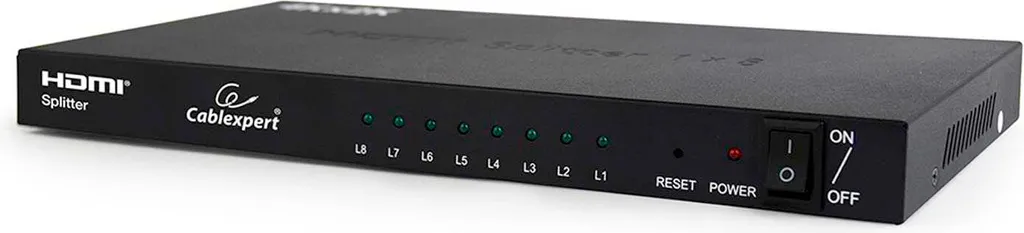 Gembird DSP-8PH4-03 Splitter HDMI 8 Display 4K 3D - Cinema a Casa