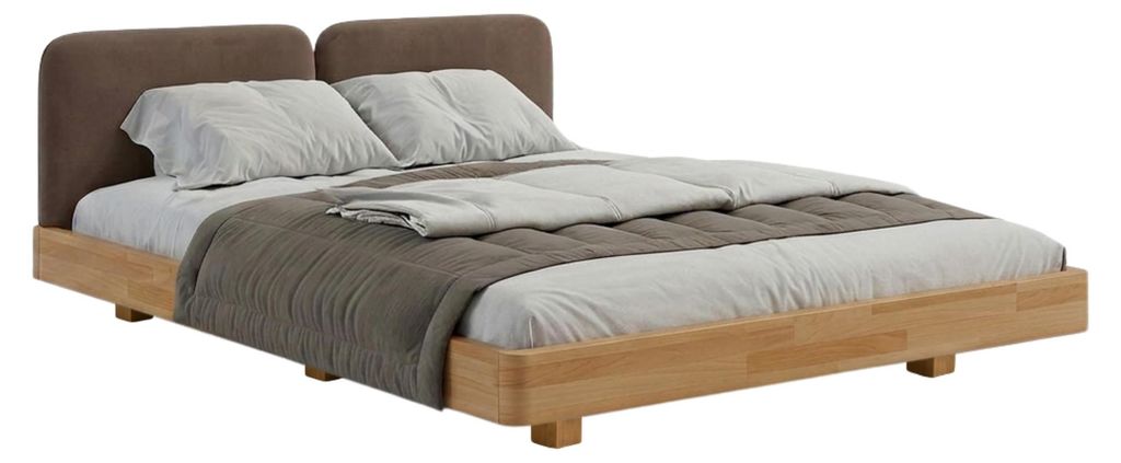 Schwebebett Eyko MAUI aus massivem Buchenholz / 200 × 200 Produktbild 