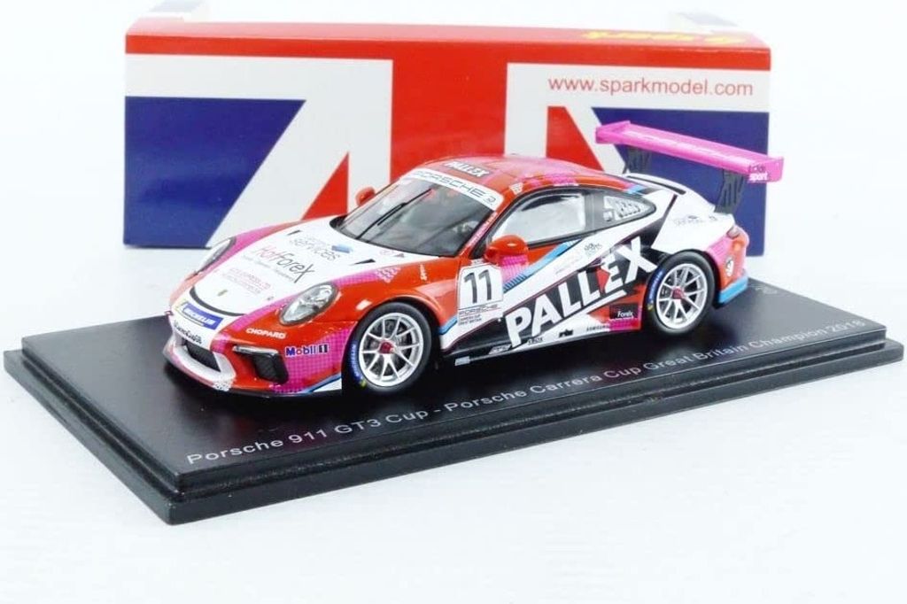 Porsche 911 GT3 Cup #11 Porsche Carrera Cup Great Britain Champion 2018 - 1:43 - Spark