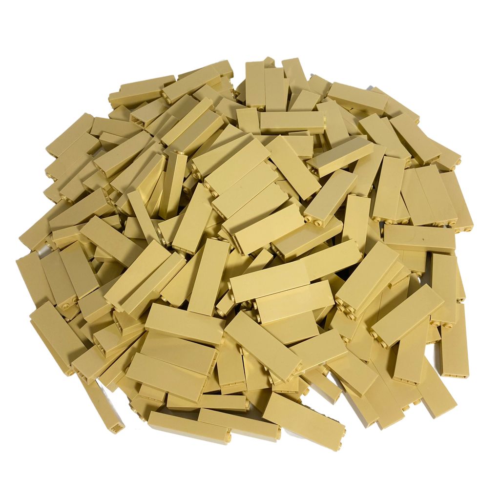 LEGO 1x2x5 Steine Säulen Wand Pfeiler Hellbeige - 46212 2454 NEU! Menge 50x