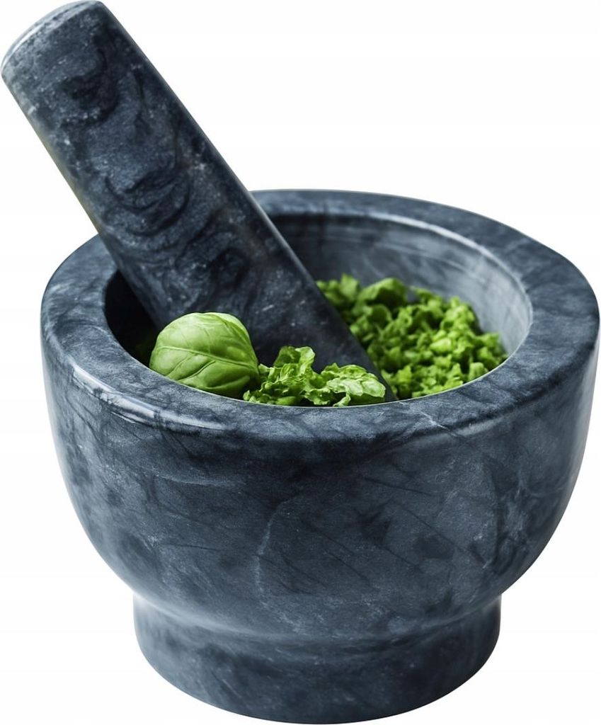Montessa Mörser mit Stößel aus massivem Granit, ideal zum Produktbild 