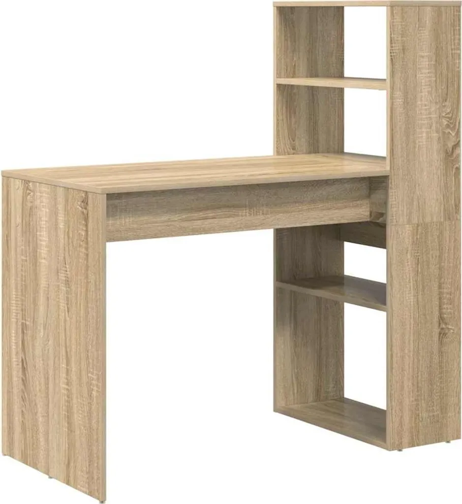 Scrivania per Studenti SYFAX™ 113x54x120 Rovere Sonoma Multistrato
