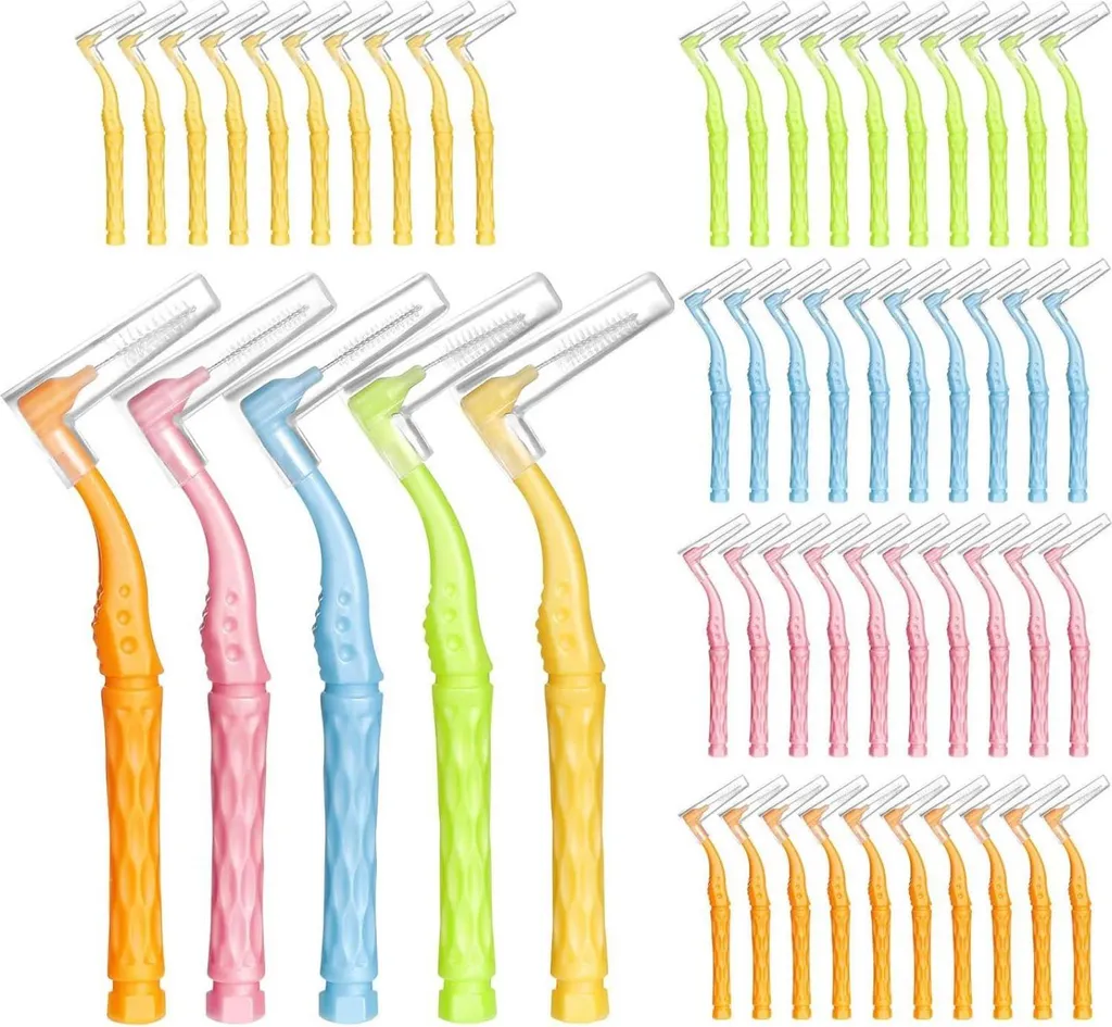 Kit Igiene Orale 50 Scovolini Dentali Multimisura Anti-Placca