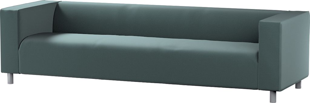 Dekoria Bezug für Klippan 4-Sitzer Sofa, smaragdgrün, Bezug für Klippan 4-Sitzer