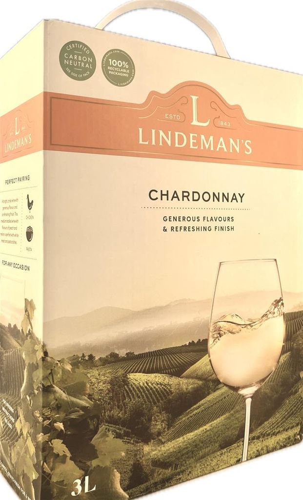 Lindemans Chardonnay 12,5% Vol.3L Bag in Box Produktbild 