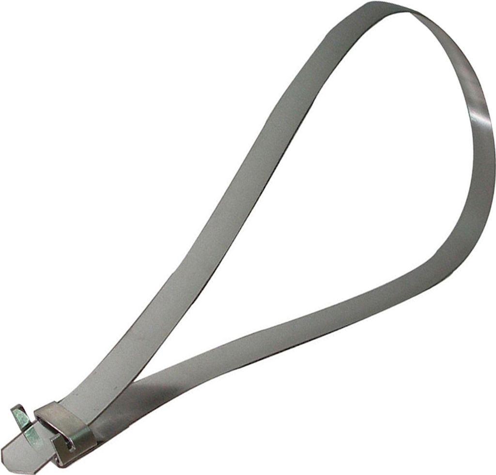 20 x Edelstahl Schlauch-Bandschellen Satz Kabelbinder für Spannzange 360 + 740mm