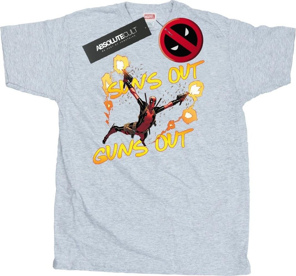 Marvel - "Sun's Out Guns Out" T-Shirt für Herren BI22808 (L) (Grau)