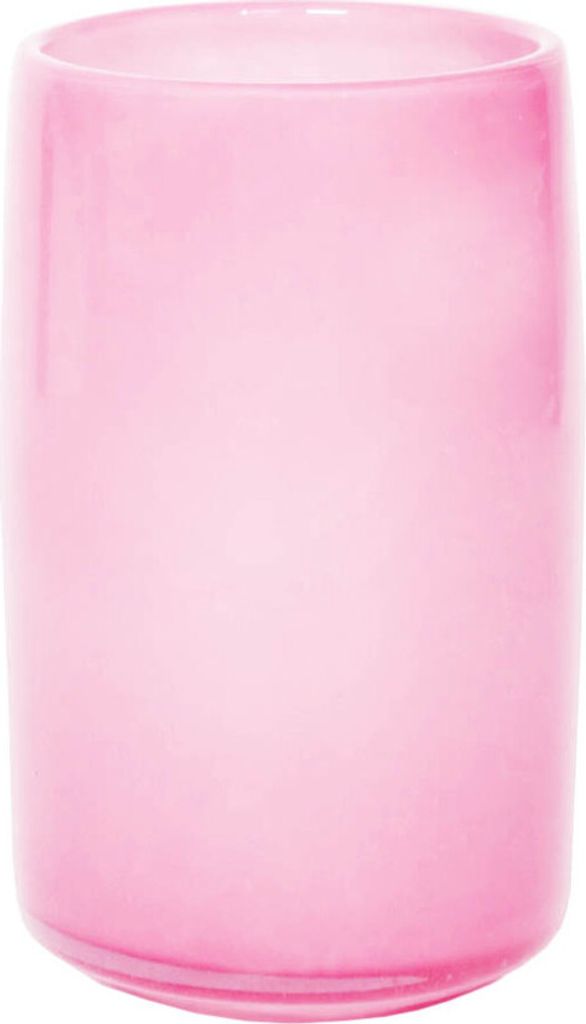 Glasvase Zylinder 23 cm rosa Produktbild 