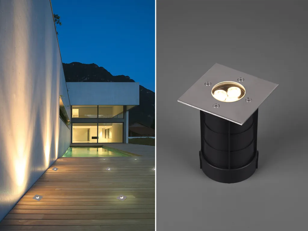 Illuminazione Esterna Faretto Incasso Inox 11cm IP65 Carrabile