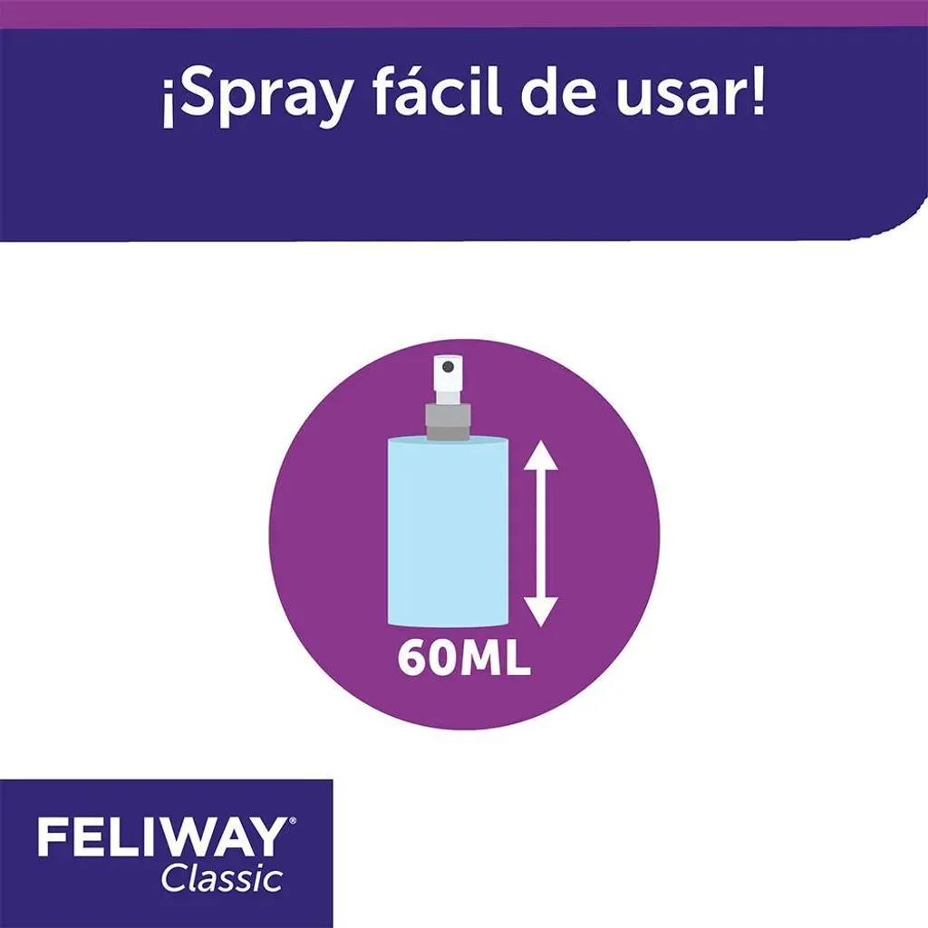 Feliway Apaisant 60 ml Ceva - Éliminez les odeurs d'urine de chat