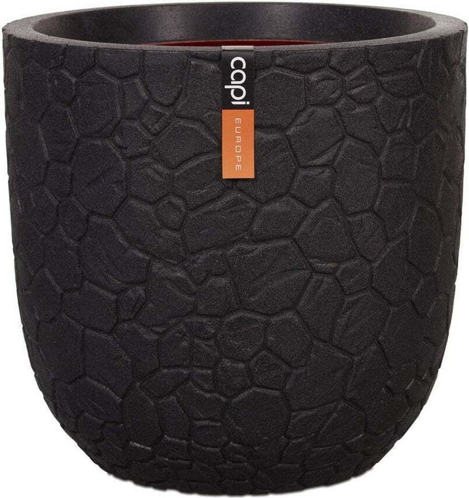 Capi Europe - Blumentopf kugel Clay NL - Schwarz - 35x34 - Produktbild 
