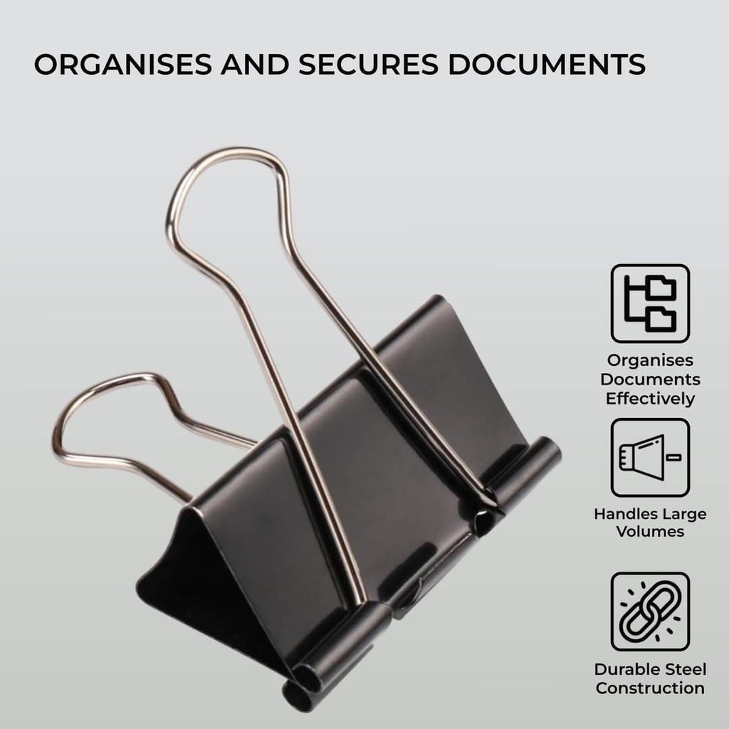 25 Stück Metall Klammern Gold - Edelstahl Wäscheklammern Mini Binder Clips