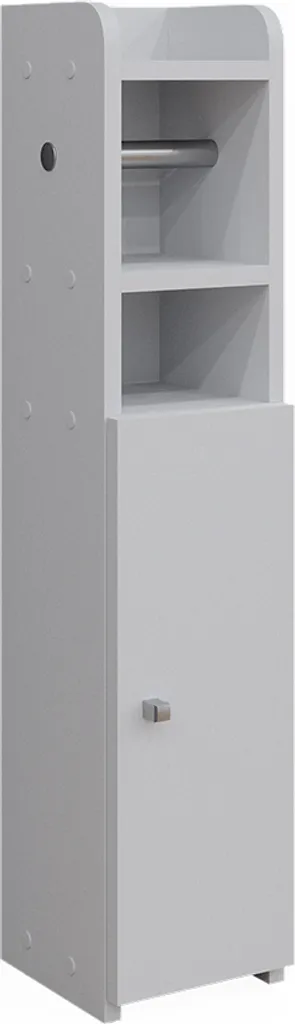 Rangement papier toilette pour petit WC Vicco Fynn blanc discret