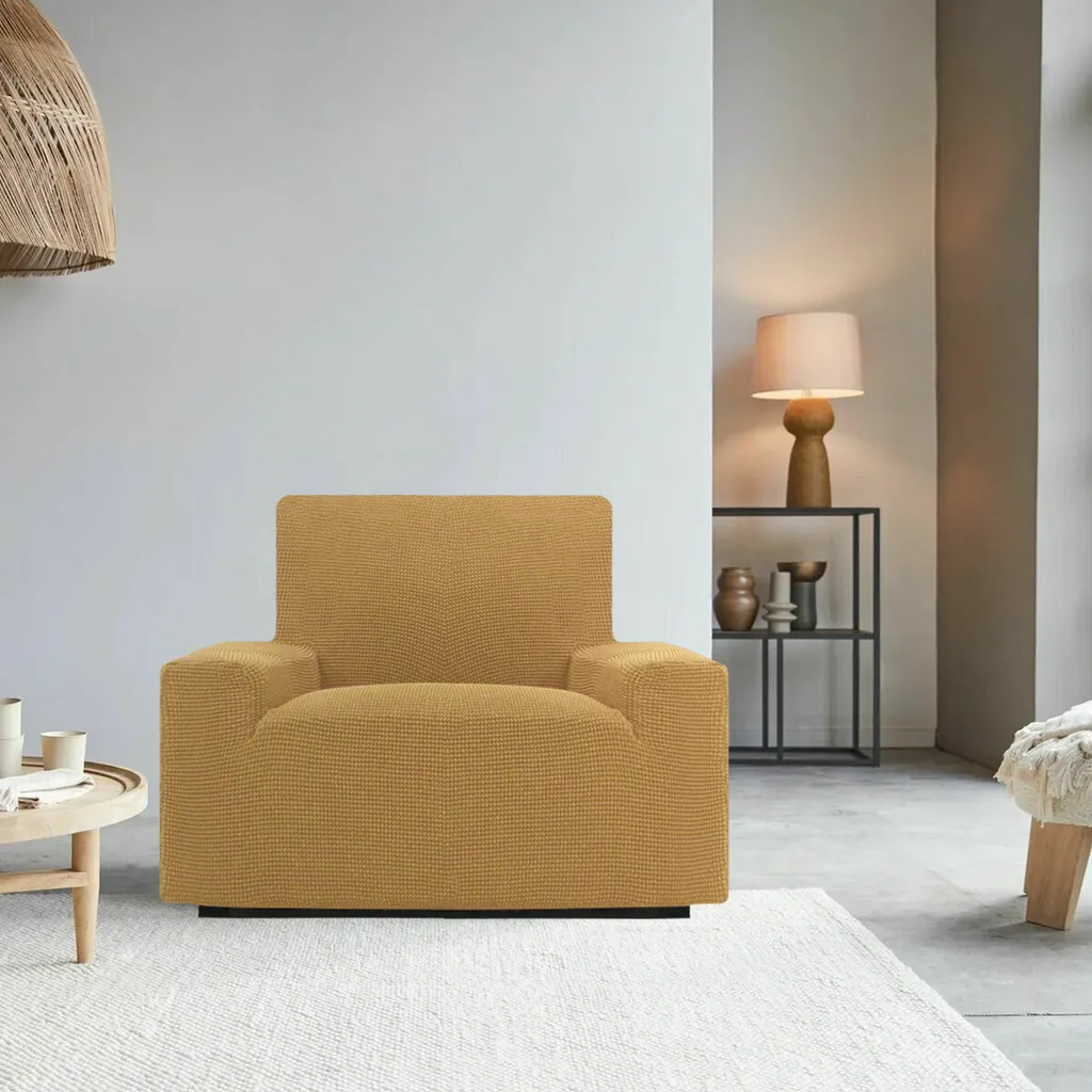 Copripoltrona Resistente SOFASKINS Giallo - 1 Posto Antimacchia e Lavabile - 2
