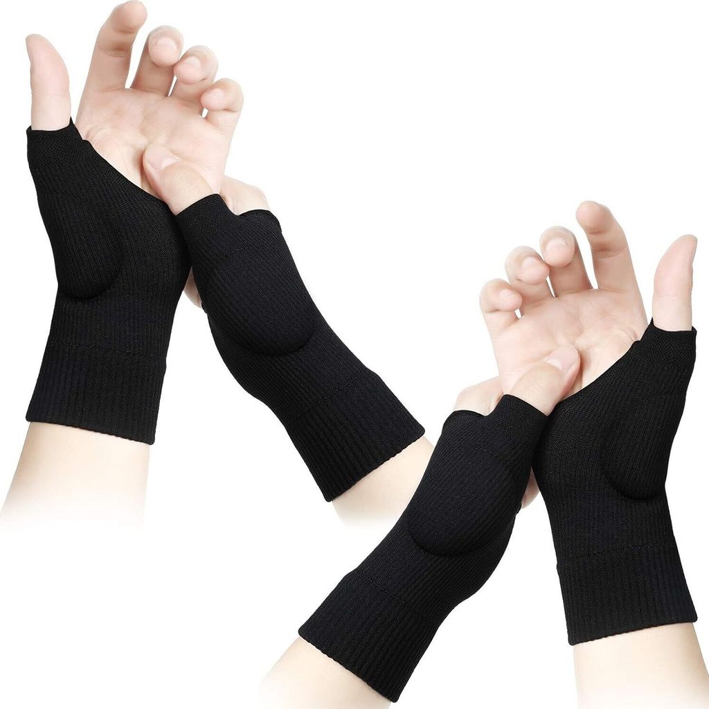 2 Paar Gel Hand Handgelenk Stütze Daumen Verletzung Pads Produktbild 