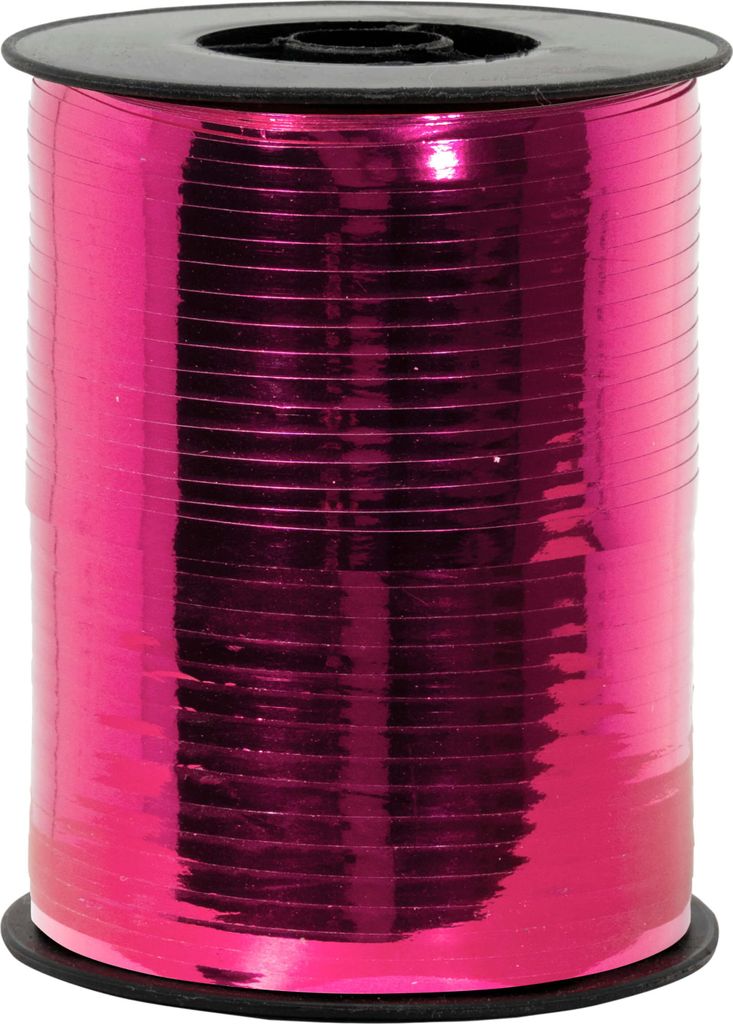 Geschenkband Polyband 5mm/250m Metallic Pink