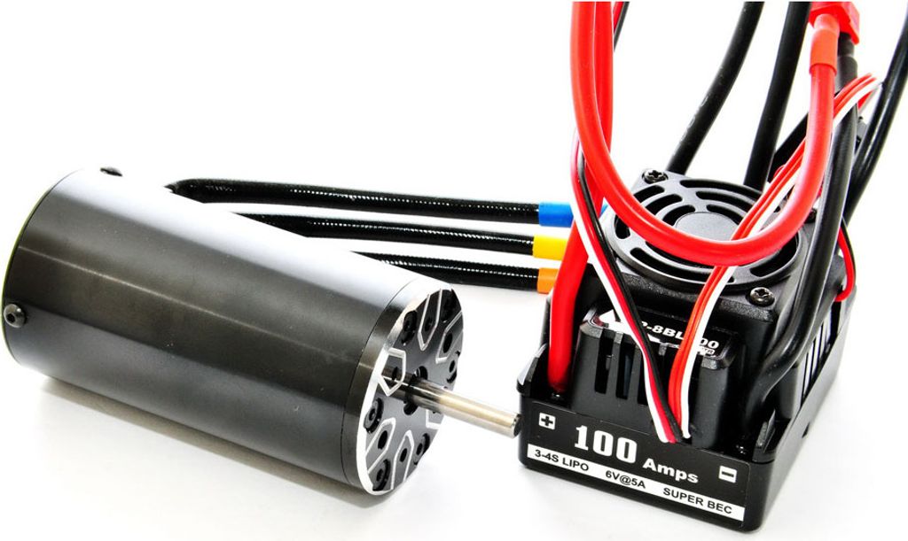 Hobao 1/8 100A WATER PROOF ESC. & 2000KV MOTOR