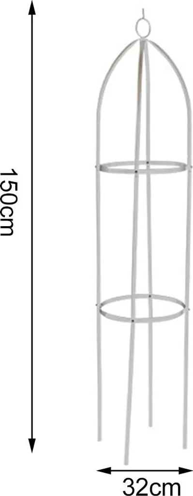 Support de jardinage robuste en métal DIY pour rosiers et lierres