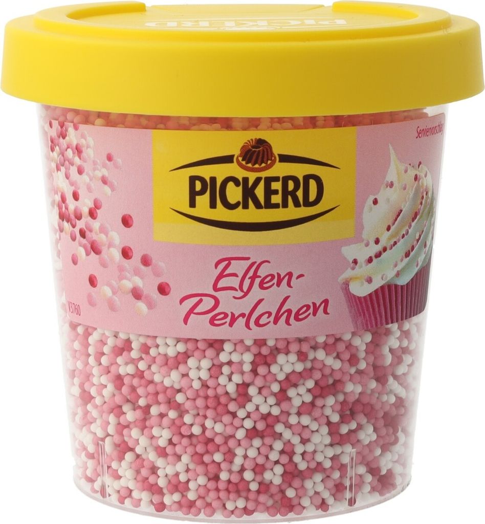 Pickerd Elfen-Perlchen / Zuckerperlchen rosa-pink-weiß 135 Produktbild 