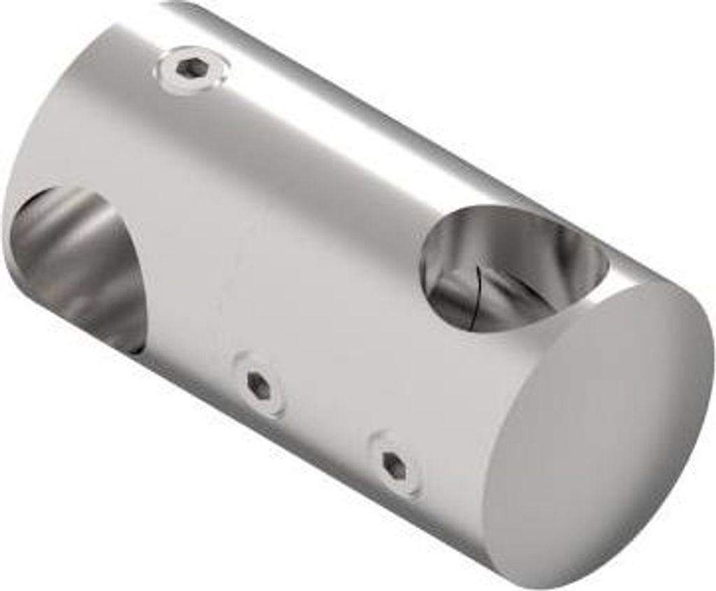 Dvojitý držiak priečky Nerezové priebežné zábradlie 12,0 mm Obrázok produktu 