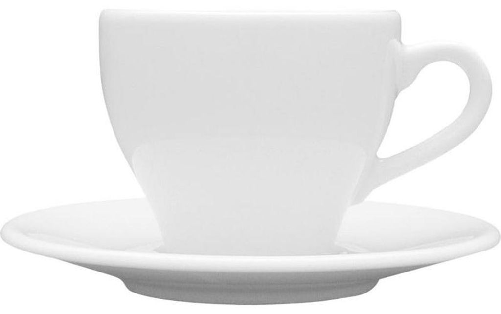 12x Obertasse, Serie Paula, weiß, 200 ml, 12 Stück