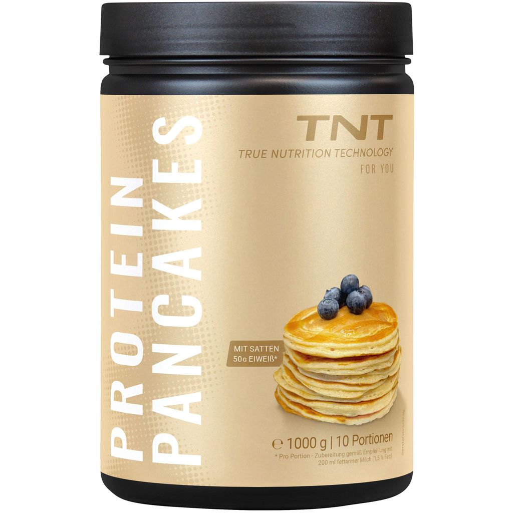 TNT Protein Pancakes (1000g) - 50g Protein pro Portion. Schnell zubereitet, einzigartiger Geschmack und besondere Kohlenhydratquellen.