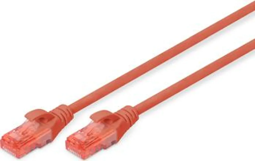 Cavo Ethernet Cat6 RJ45 Da 10 Piedi – Rosso, UTP, Per Gaming E Streaming