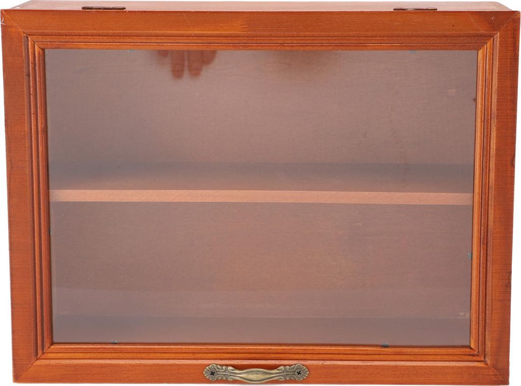 Asixxsix Schreibtisch Organizer aus Holz, 2 stufige Holzregale, Schreibtisch Vitrine fr Ordner, Post Organizer, Dokumentenhalter, Mini Figuren, Kos...