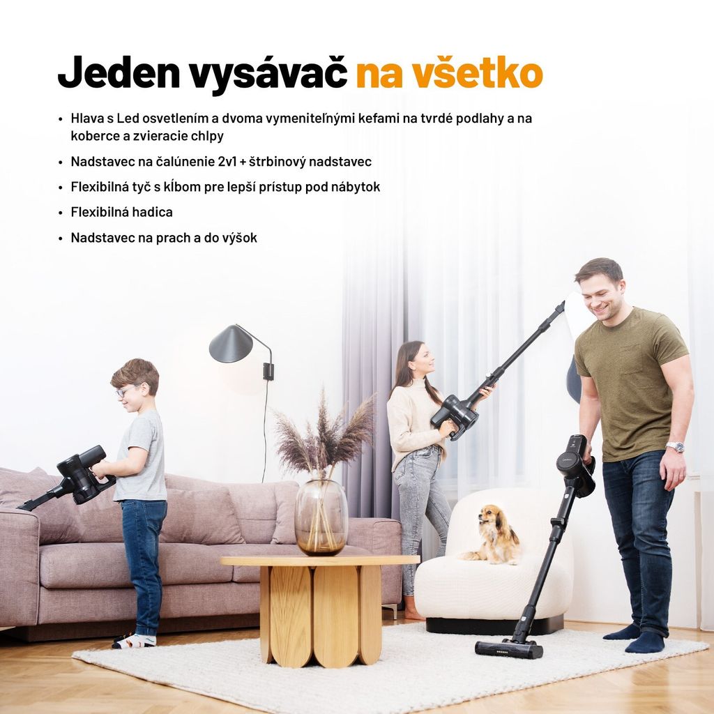 Lauben Stick Vacuum & Mop 3in1 Pet Deluxe 400BC Obrázok produktu 
