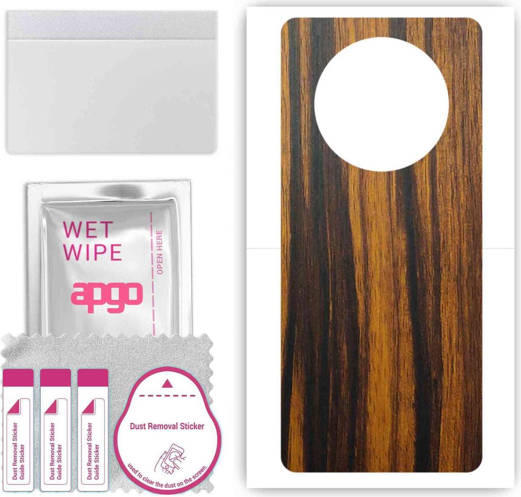 apgo Rückseite Schutzfolie, Skin, kompatibel mit Huawei Enjoy 50 Pro, Hinten Displayschutzfolie aus Vinylfolie, kratzfest, einfache Montage - Tige...
