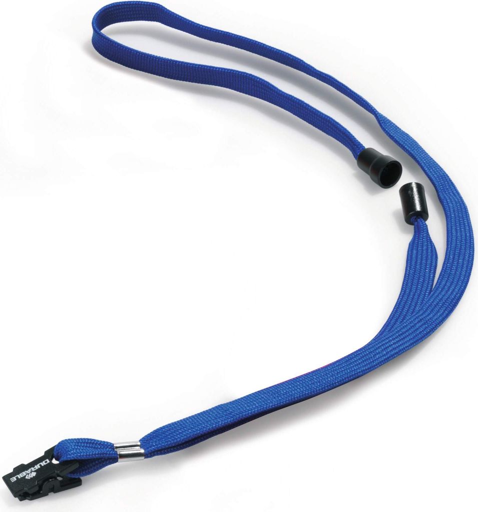 DURABLE Textilband 10 mit Kunststoffclip 10 St.,811907 dunkelblau