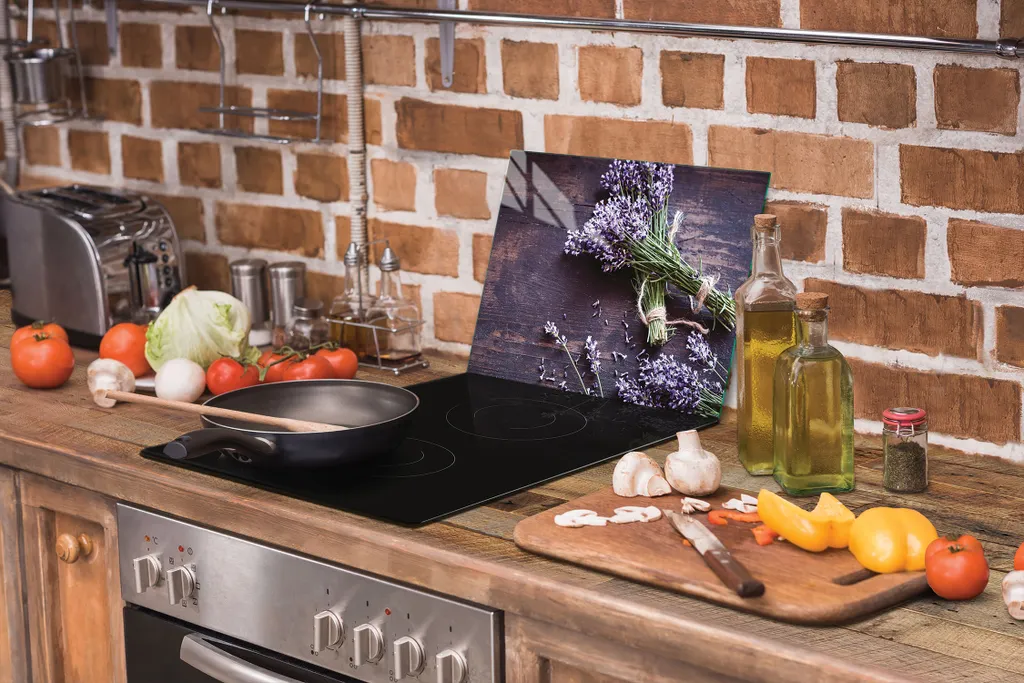 Tagliere Copriforno 30x22 cm Legno di Lavanda | Multiglass Design - 8