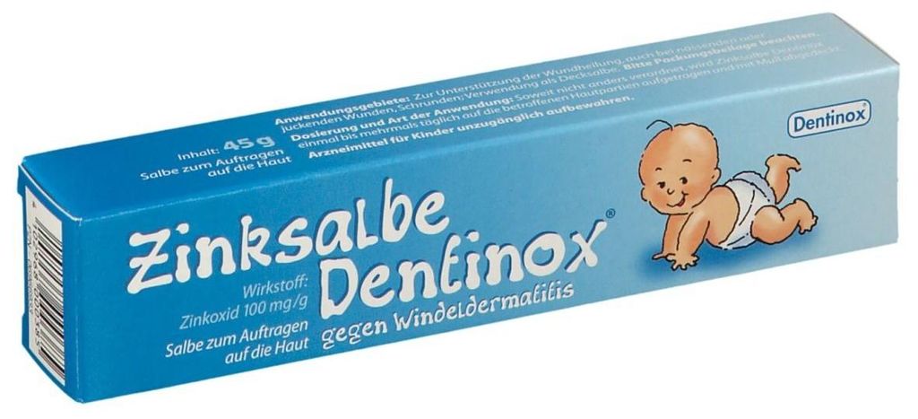 Dentinox maść cynkowa na odparzenia pieluszkowe 45 g Zdjęcie produktu 