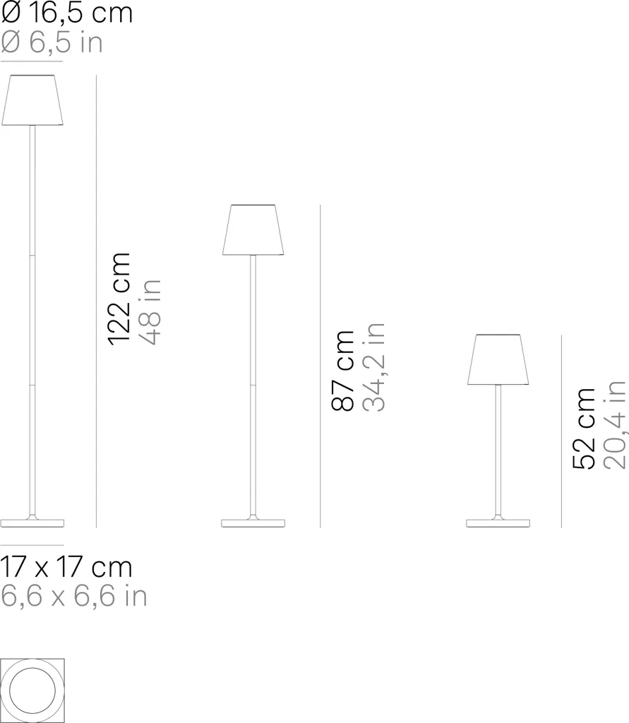 Solution éclairage sans prise : Poldina Pro L Zafferano blanche Ø17 réglable