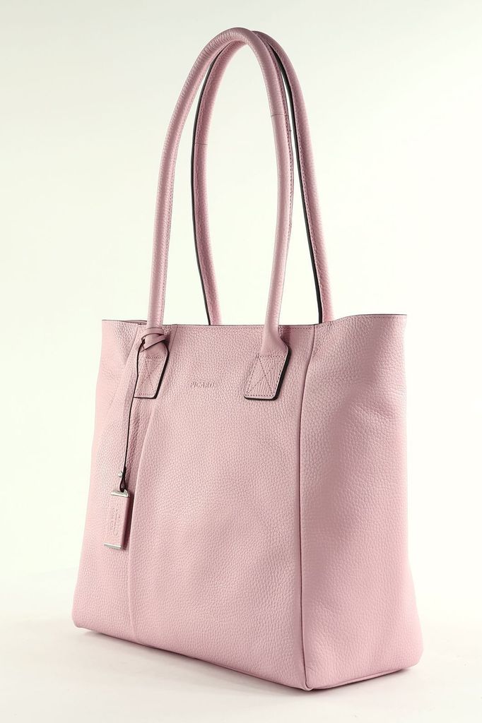 PICARD Leder Schultertasche Pure Shopper Babe rosa