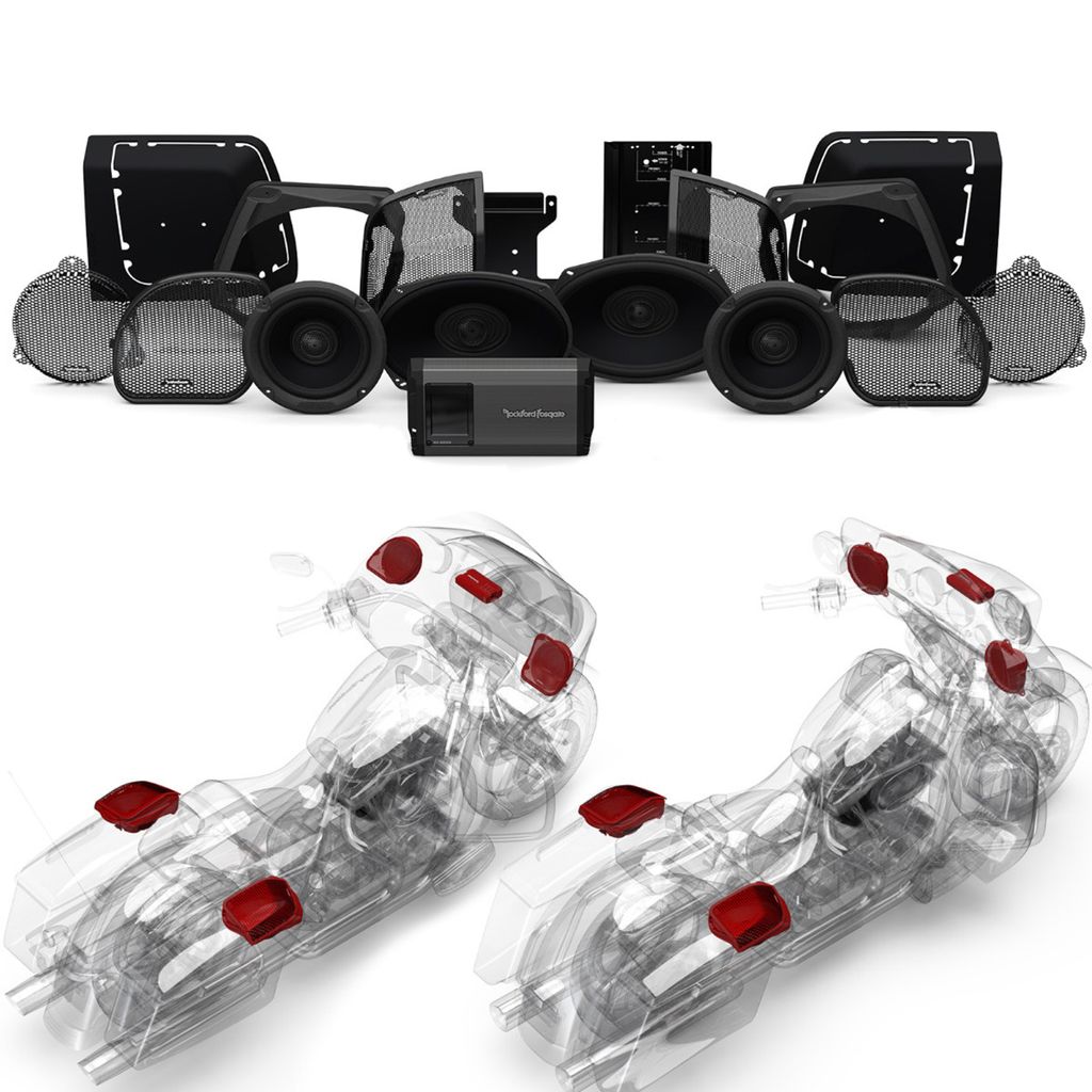 Rockford Fosgate HD14-STG3 | Stage 3 Audio Kit für Harley-Davidson Modelle ab 2014