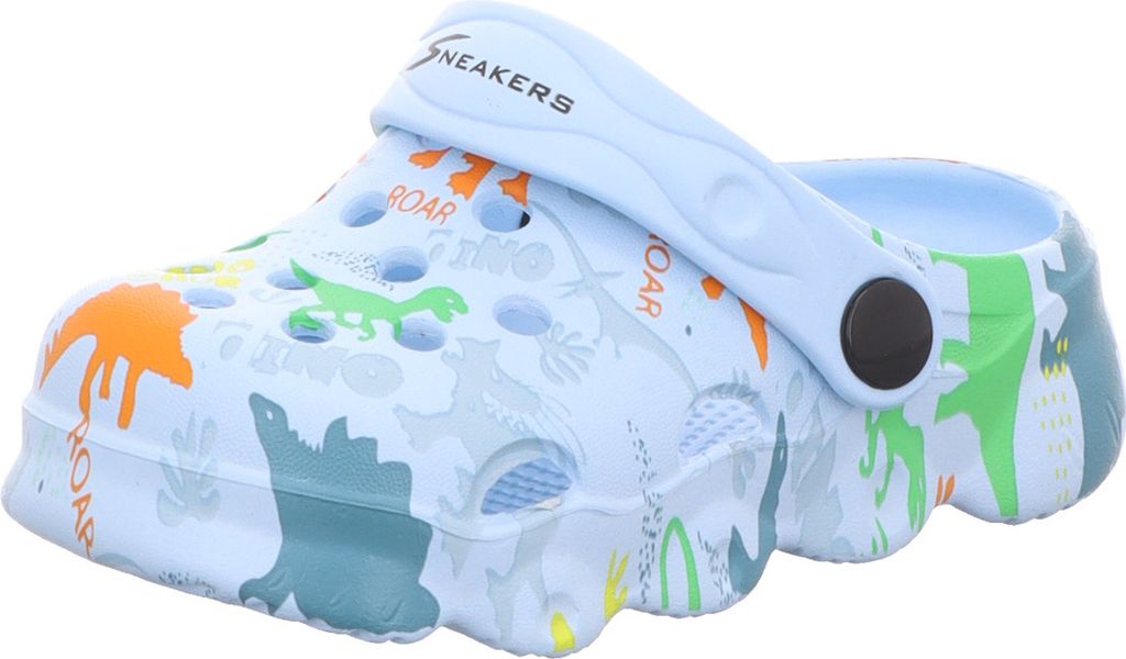 Sneakers Kinder-Badeschuh Dinosaurier Blau, Farbe:blau, EU Größe:30
