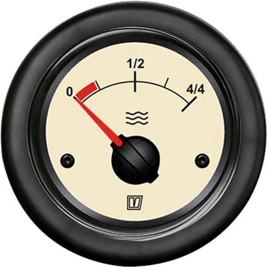 Indicateur de niveau d'eau VETUS WATERN beige pour réservoir marine