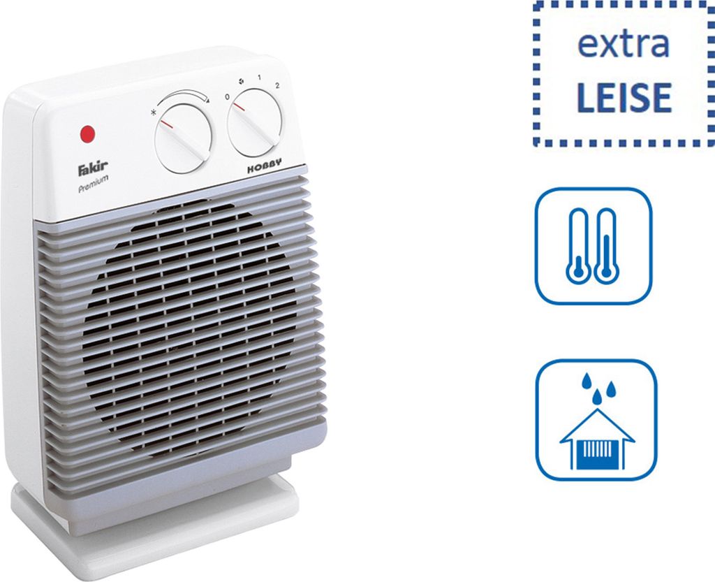 Fakir HL 600 Heizlüfter 2000 Watt, 2 Leistungsstufen, Produktbild 5