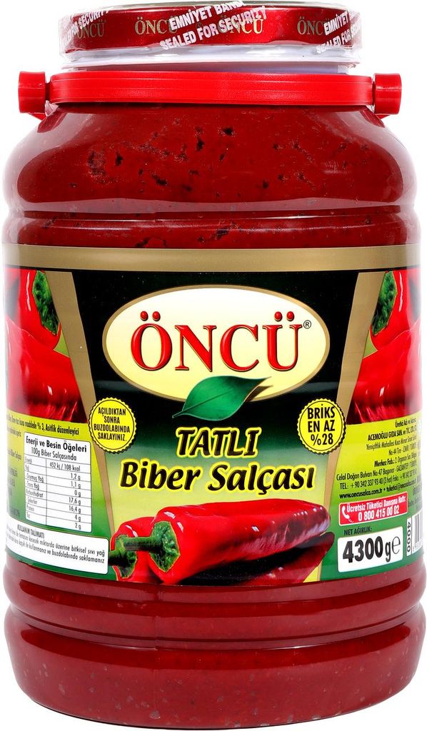Öncü Paprikamark scharf PET 4300g