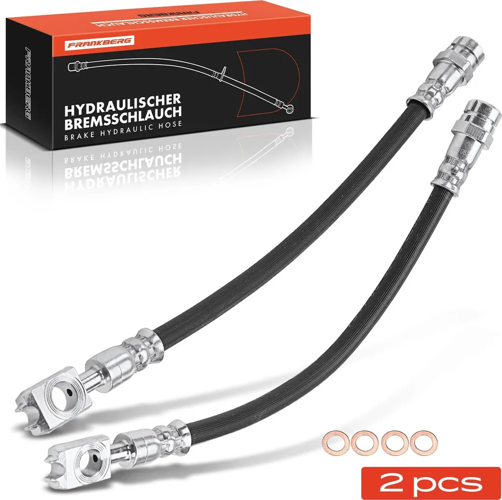 2 Flexibles de frein Arrière Renforcés pour VW Touran et Skoda Octavia
