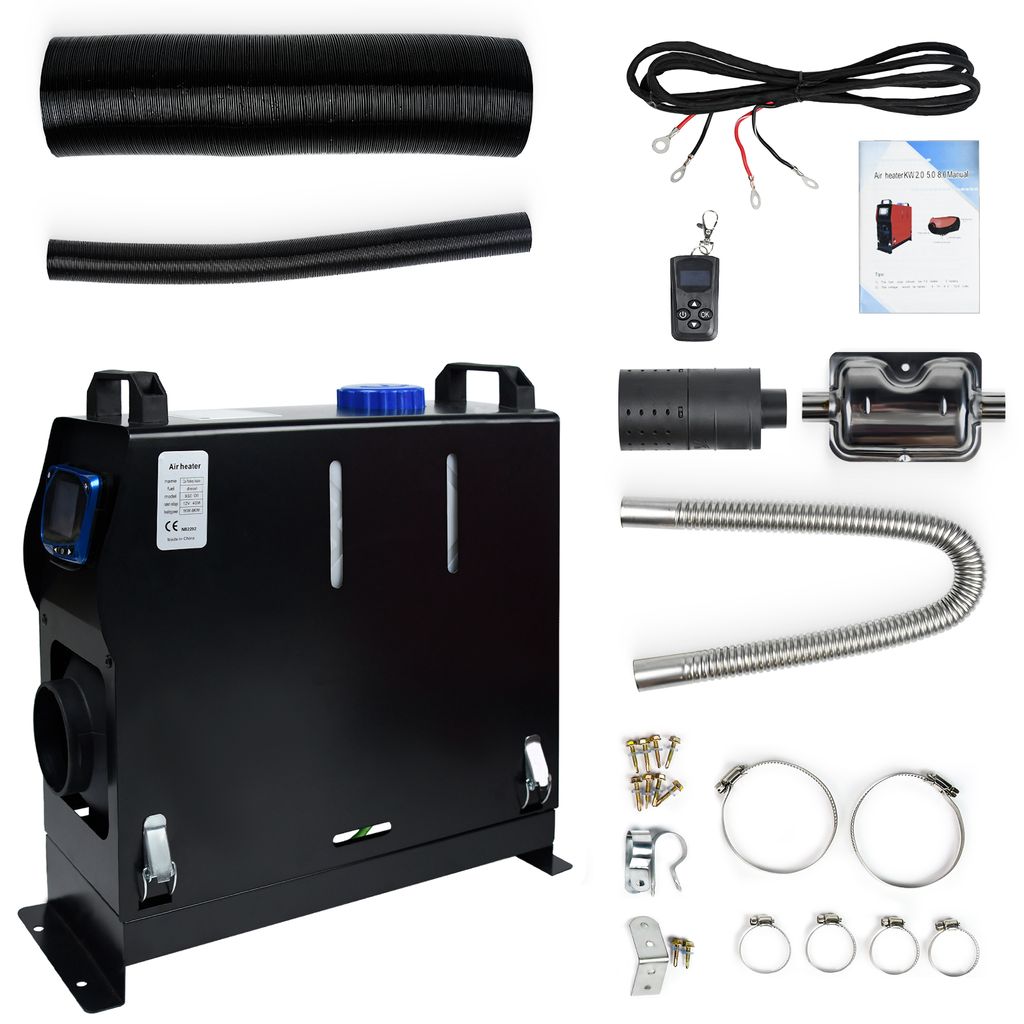 8KW 12V Air Heater Integration Standheizung LCD Diesel Heizung PKW Air  Heater