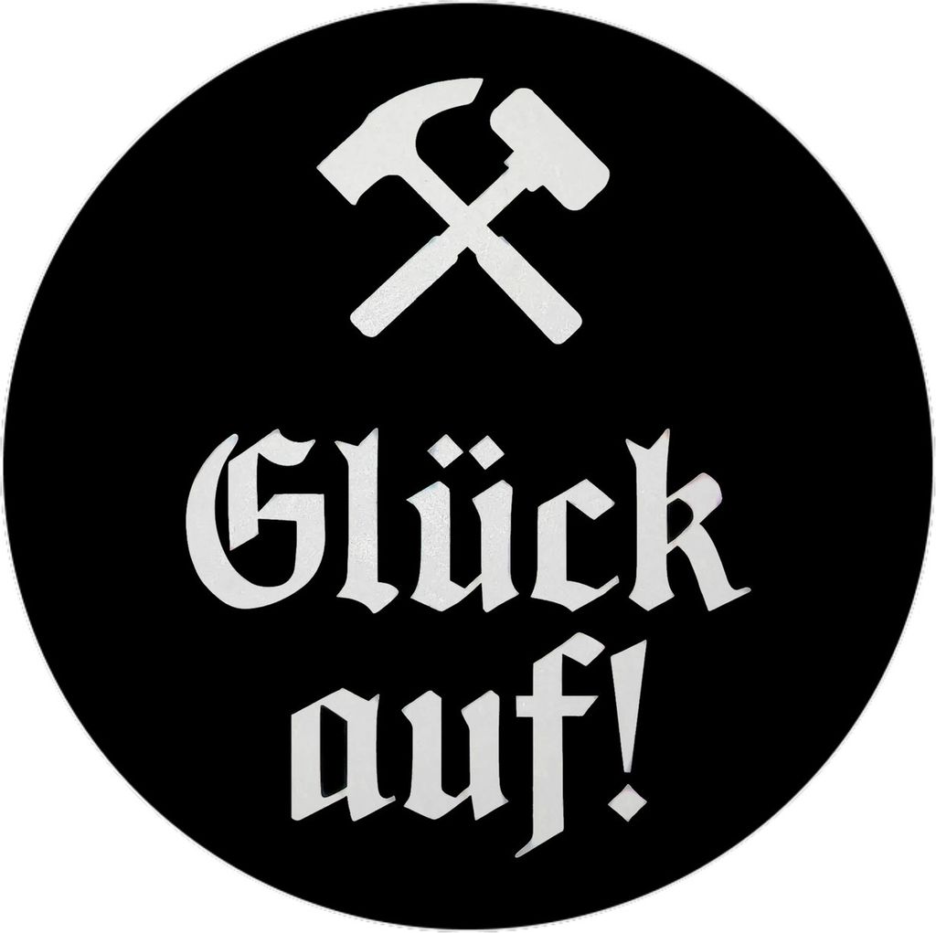 Bergmannsgruß Glück auf Magnet