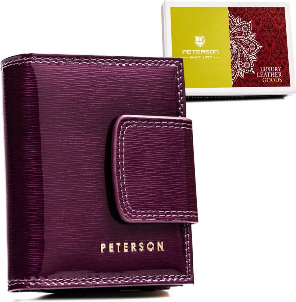 Portafoglio RFID Peterson PTN42329SH70817 Sicurezza Totale Pelle