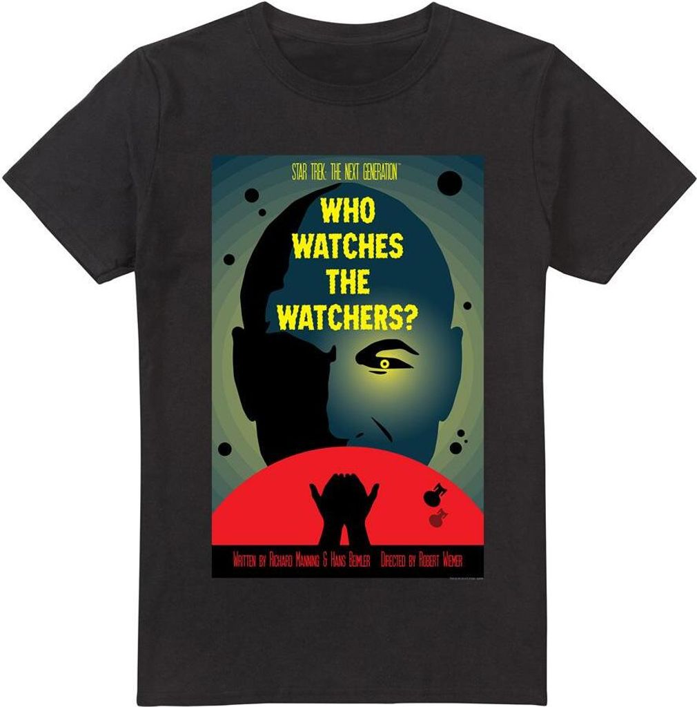Star Trek - "The Next Generation Season 3 Episode 4" T-Shirt für Herren TV14055 (XXL) (Schwarz)
