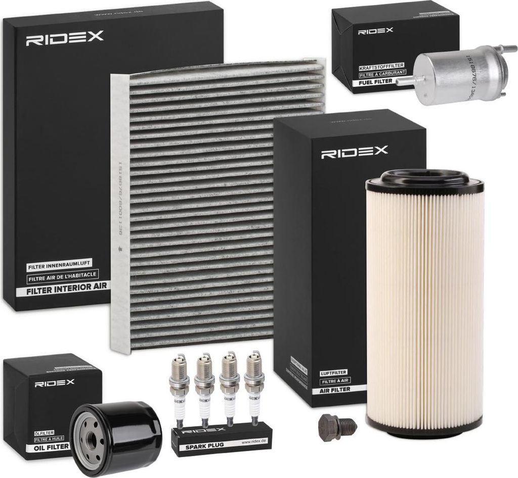 RIDEX Inspektionspaket Filterset für AUDI A2 (8Z0)