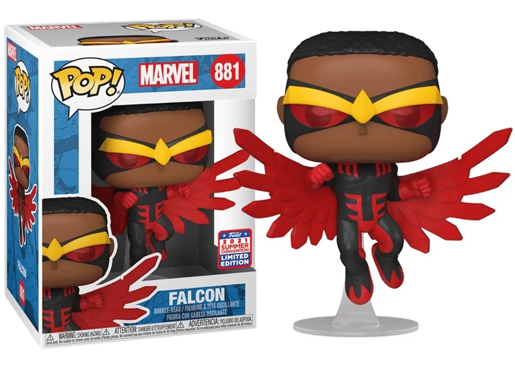 Figurine Pop Marvel Falcon 881 Statuette de Collection pour Fans MCU