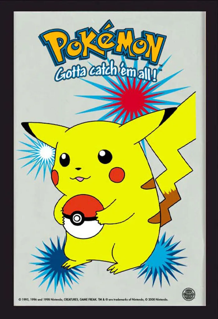 Pikachu Stelle Specchio 20x30cm Pokémon | Gadget Ufficiale Nintendo